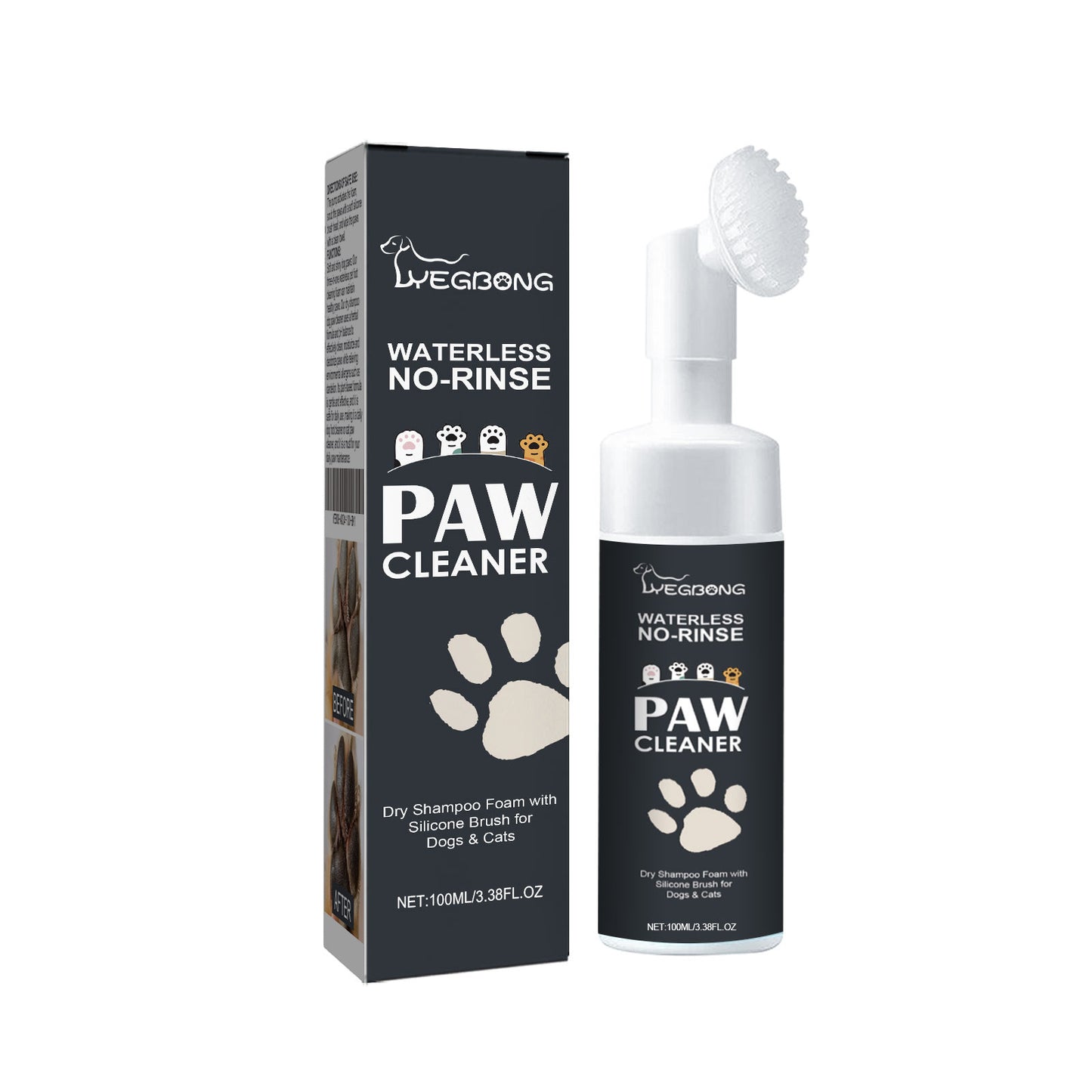 Pet Paw Cleaner / Dog Cat Paw Deep Cleaning Foot Pad Care Agent