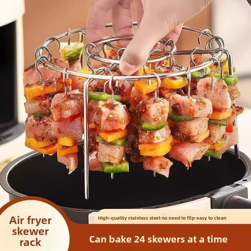 Stainless Steel Grill and Skewer Set