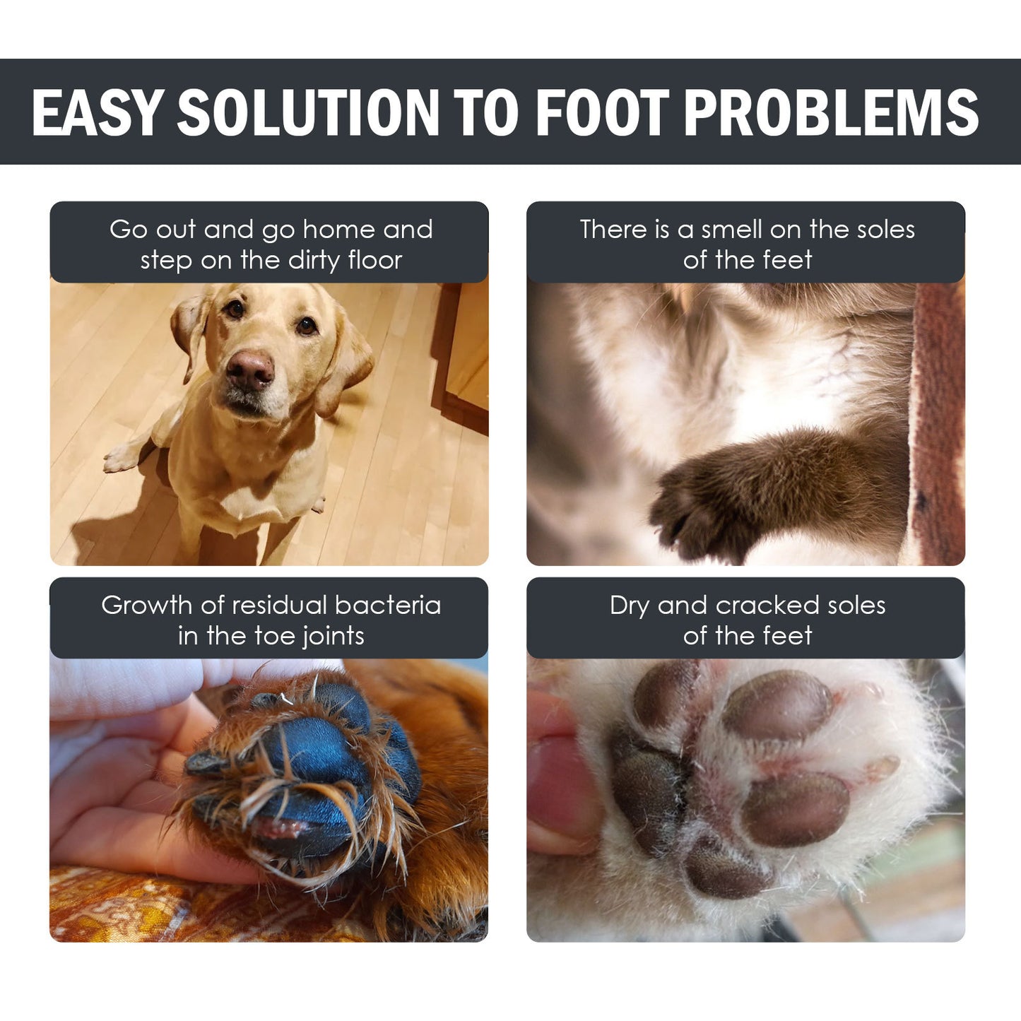 Pet Paw Cleaner / Dog Cat Paw Deep Cleaning Foot Pad Care Agent